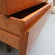 1960s british teak sideboard with bar cabinet