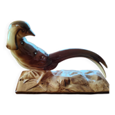 Royal Art Deco Pheasant Sculpture in ceramic – Charles Lemanceau / Saint-Cl