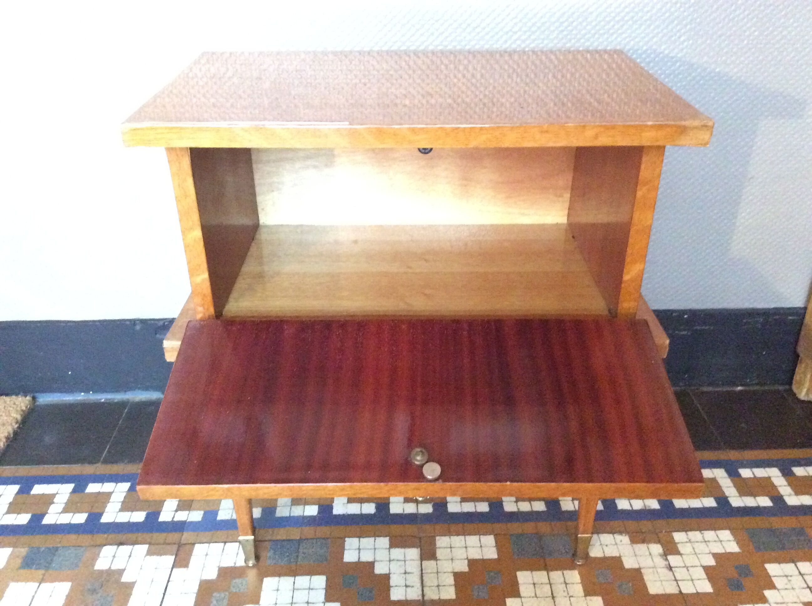 Vintage bedside table