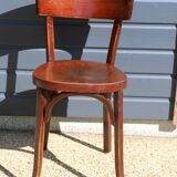 6 chaises Baumann dos large N°30 hêtre foncé