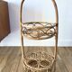 Superb rattan/bamboo bottle holder from the 60s-70s. In excellent condition.