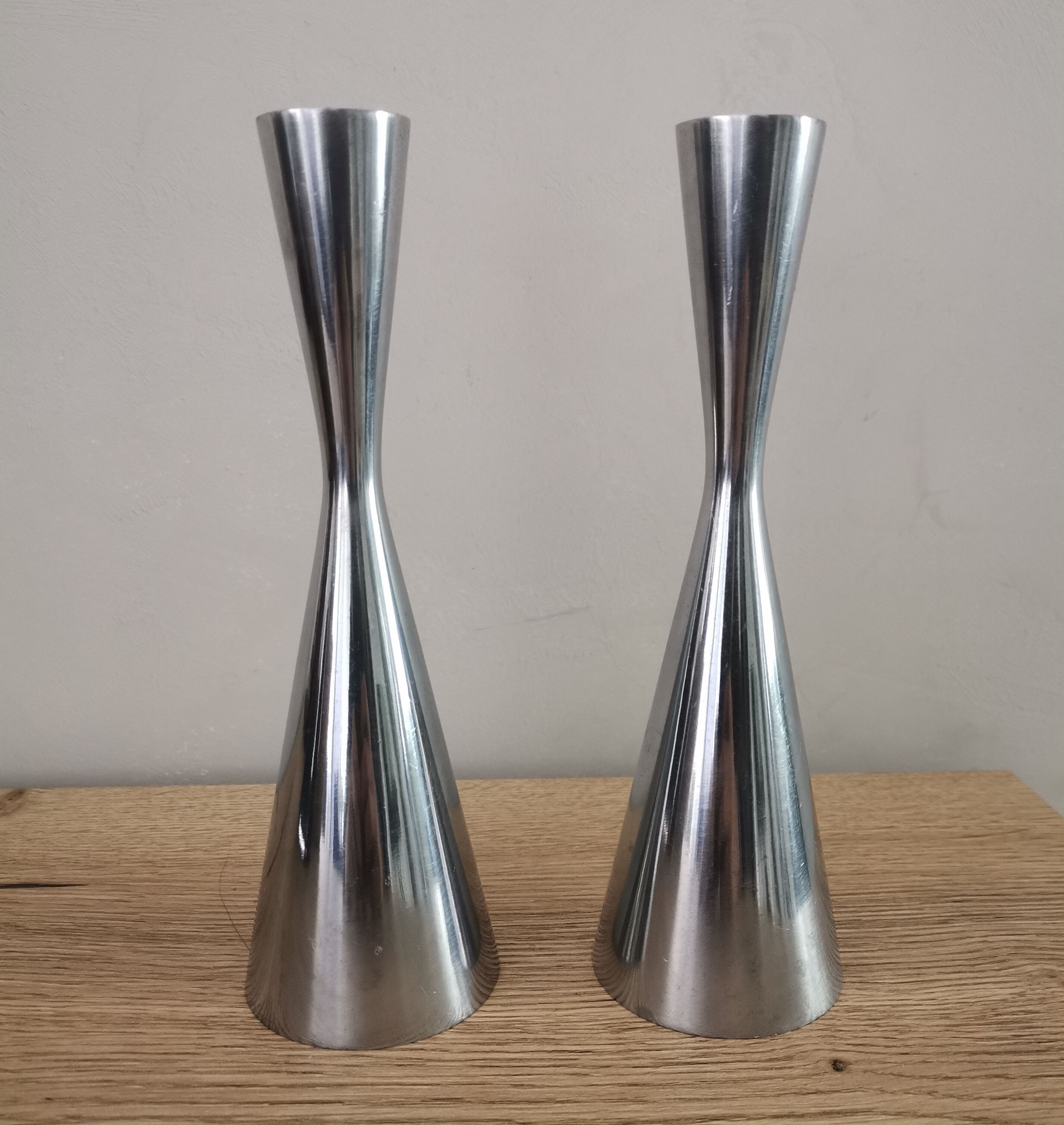 Bougeoirs diabolo vintage