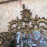 Mirror hectic gilded wood 122x110cm