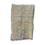 Vintage beni ourian moroccan wool rug