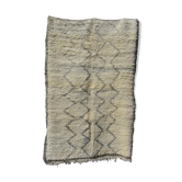 Vintage beni ourian moroccan wool rug