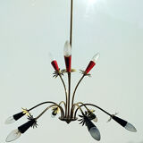 Vintage luster 9 lights 1970