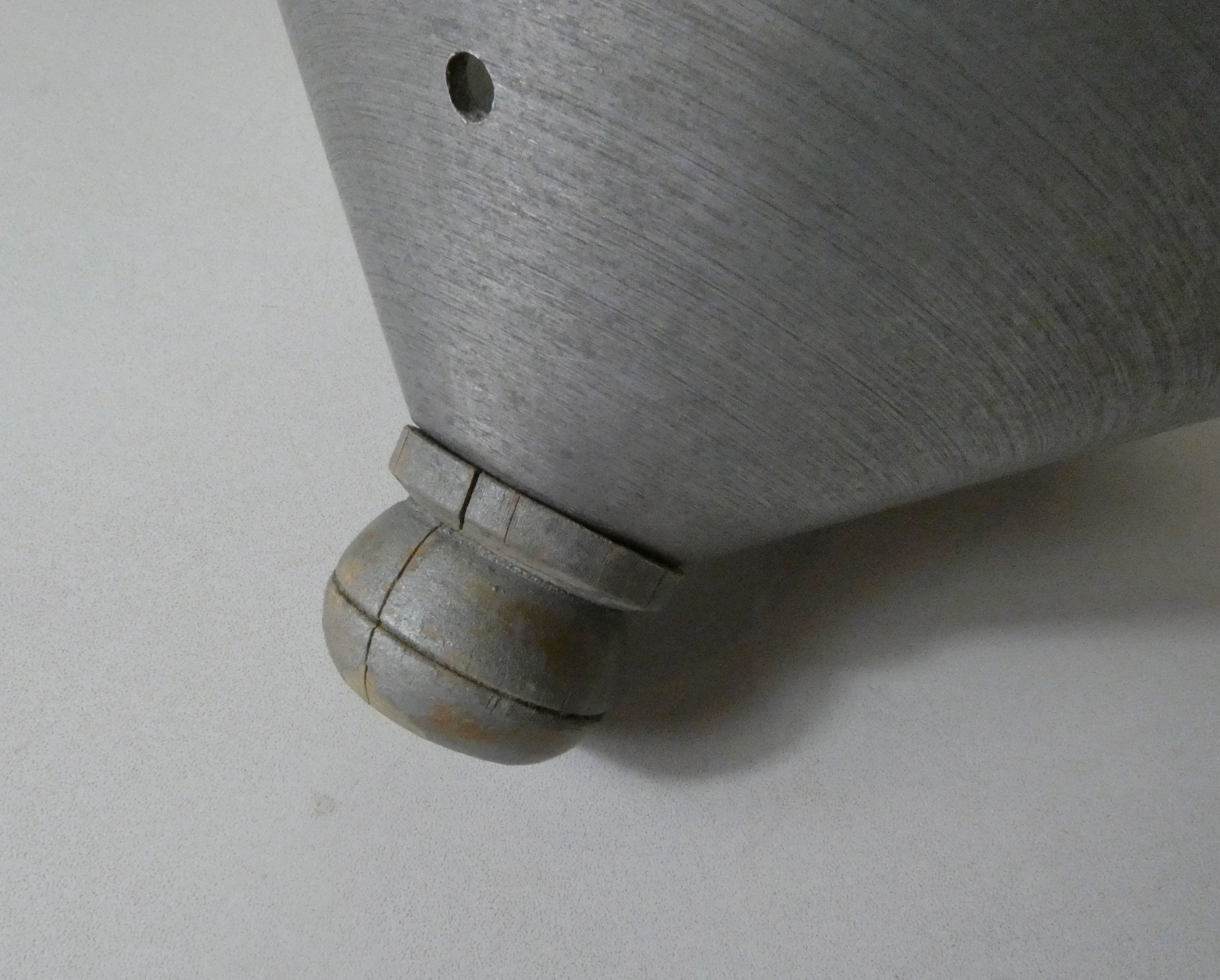 Vintage aluminum cast iron tagine