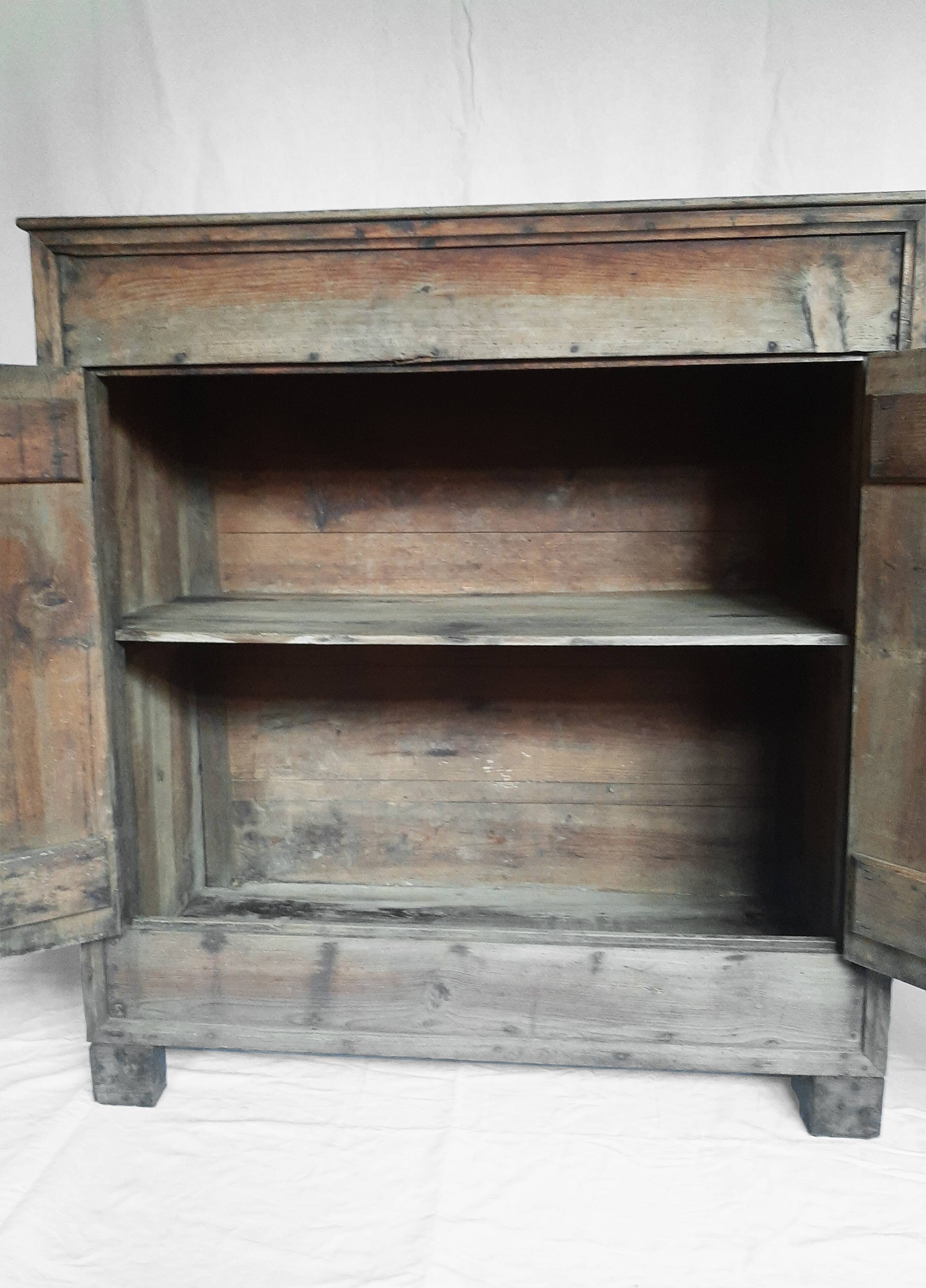 Parisian raw wood buffet