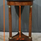 Tripod Pedestal Table in Mahogany, Empire Style – Early 20th Century