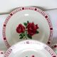 4 flat plates of Digoin Sarreguemines saverne model 220541