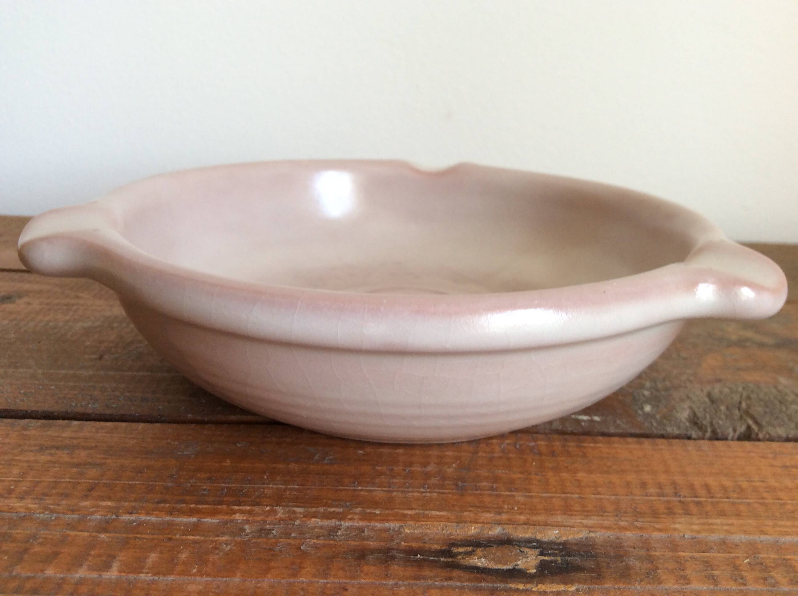 Cendrier en terre cuite vernissée