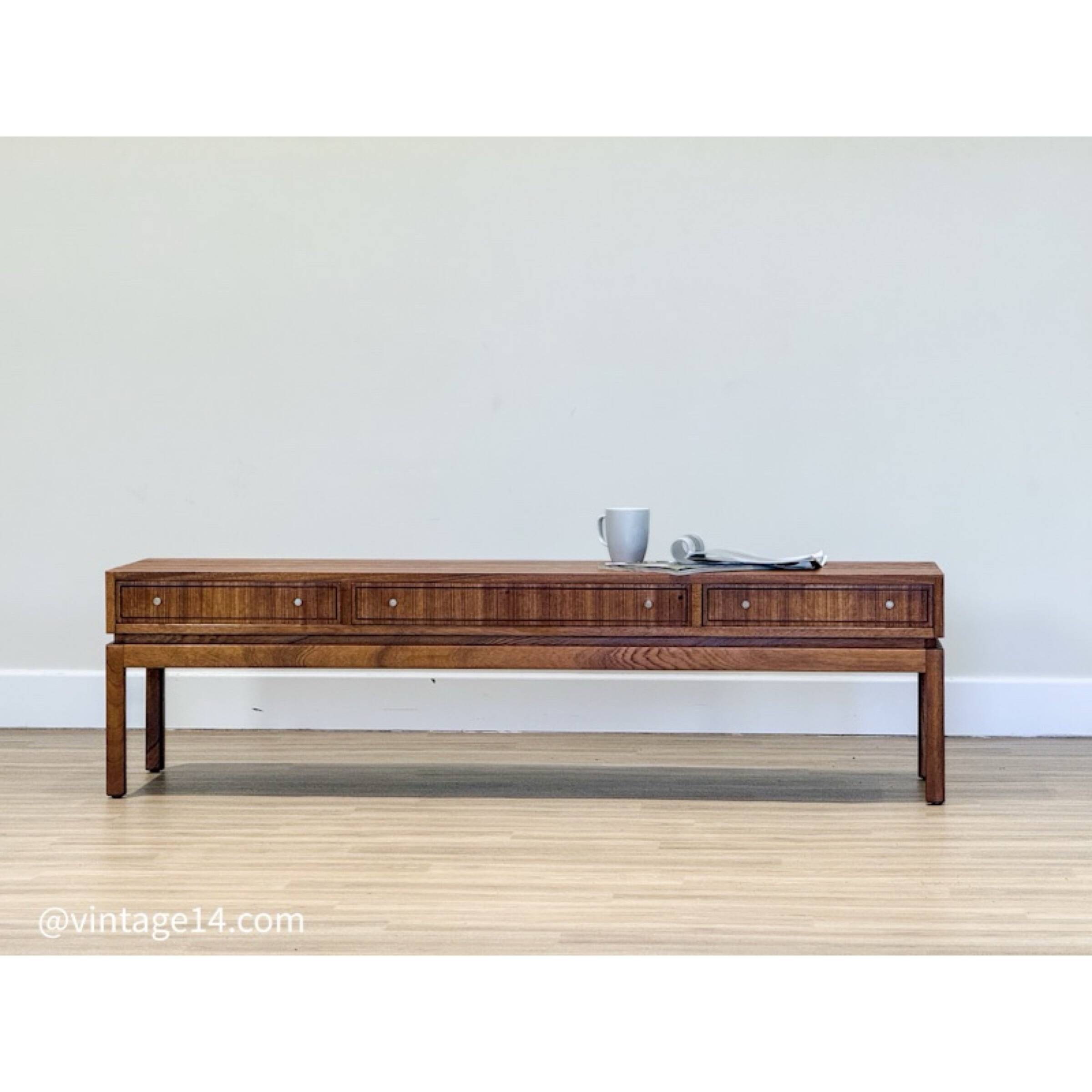 Walter Cornell Walnut Low Sideboard for Greaves & Thomas, 1960s