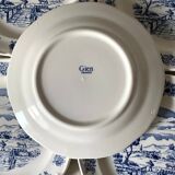 English style Gien earthenware plates