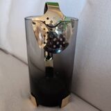 Vintage 70s smoked glass carafe