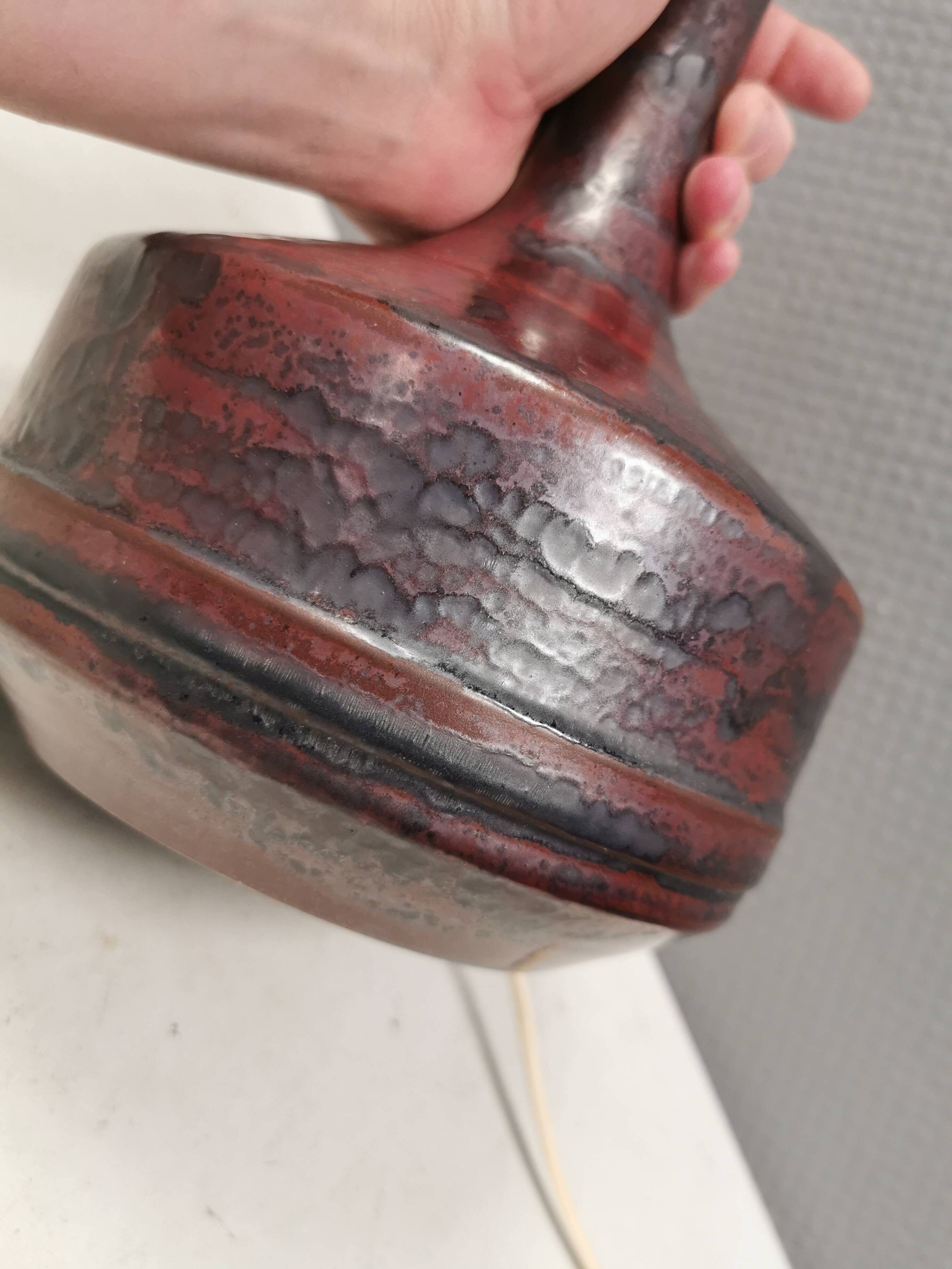 Table lamp in ceramic from Desiree Denmark 1980s.