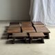 Small stool, auxiliary teak stool, Indonesian footrest H15