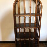 Rattan shelf