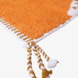 Contemporary Orange Runner Rug - 351 x 97 cm