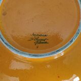 Dish dominant orange and green Saint Clement France