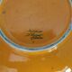 Dish dominant orange and green Saint Clement France