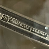 Christofle 12 holder knives balls model atomium very good condition ref CH10PC