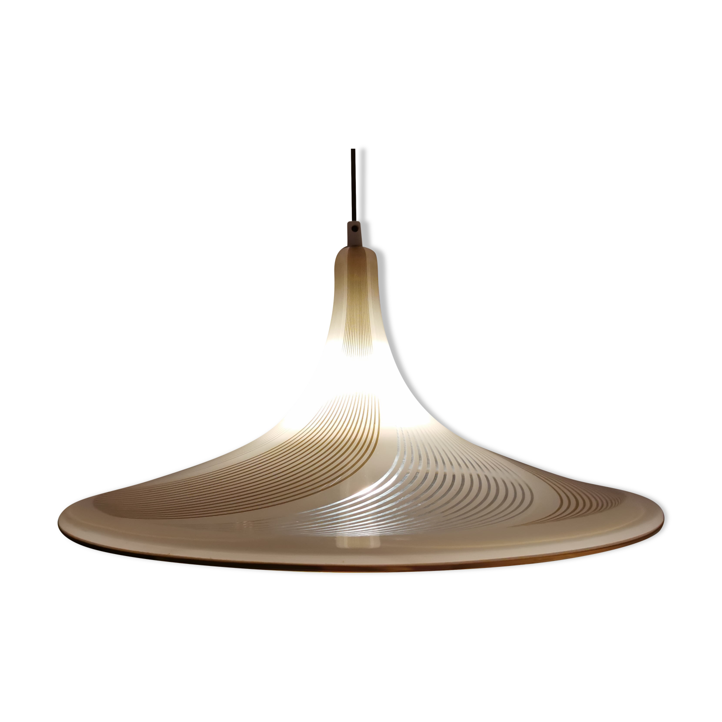 Hollywood Regency pendant light, '70s