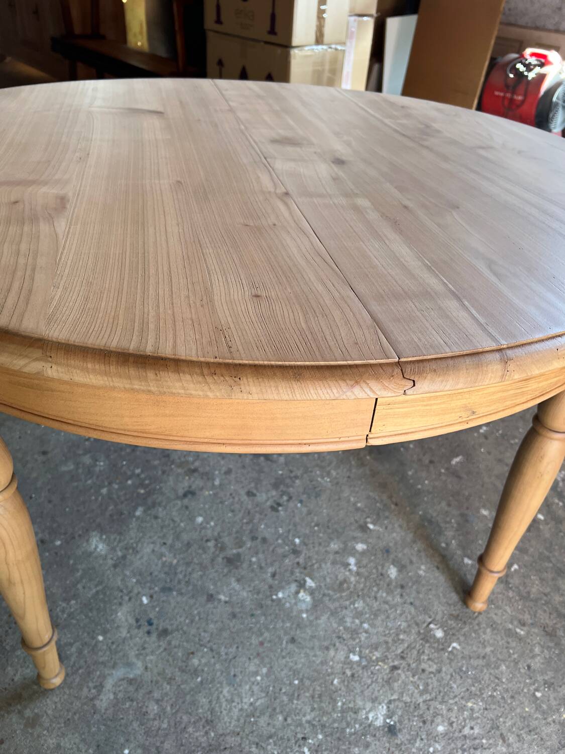 Solid cherry wood table