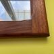 Vintage Scandinavian teak mirror