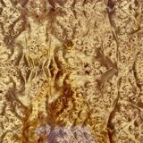 Italian Burl Dinning Table by Miniforms, 1970s
