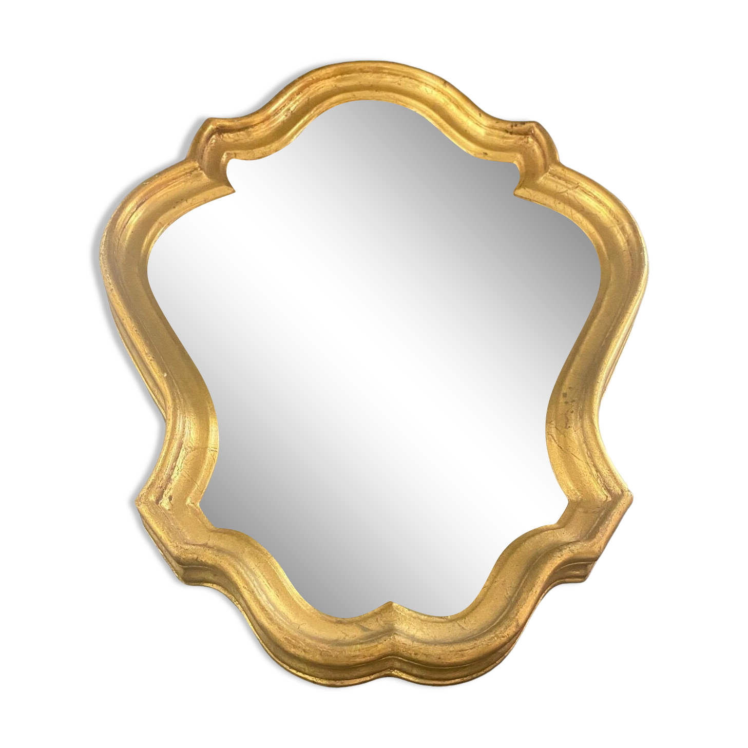 Baroque gilded mirror 33x25cm