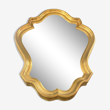 Baroque gilded mirror 33x25cm