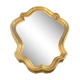 Miroir doré baroque 33x25cm