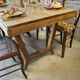 Solid oak table