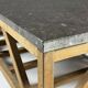 Vintage bluestone coffee table