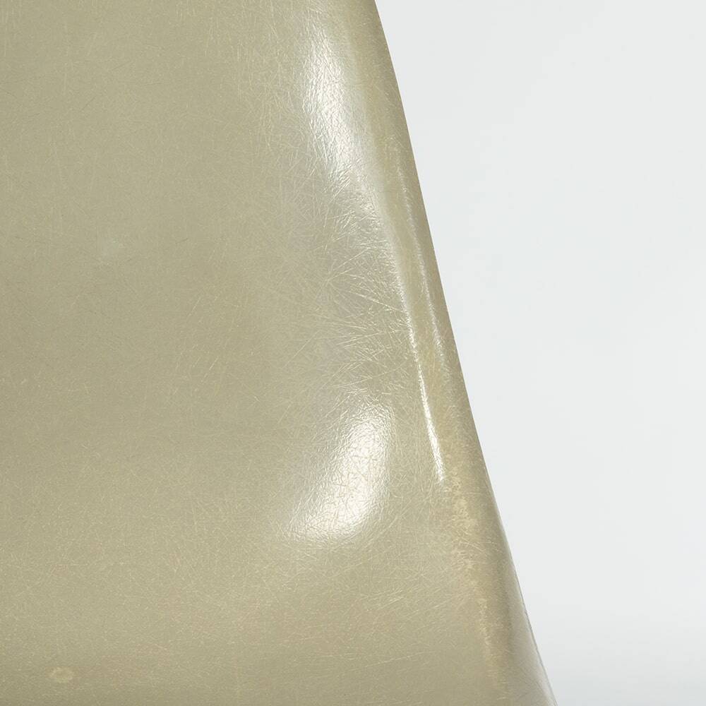 Grey Yellow Set (6) Vitra Vintage Original Eames DSW Side Shell Chairs