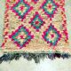 Moroccan Berber carpet hallway Boujaad vintage 280 x 75 cm
