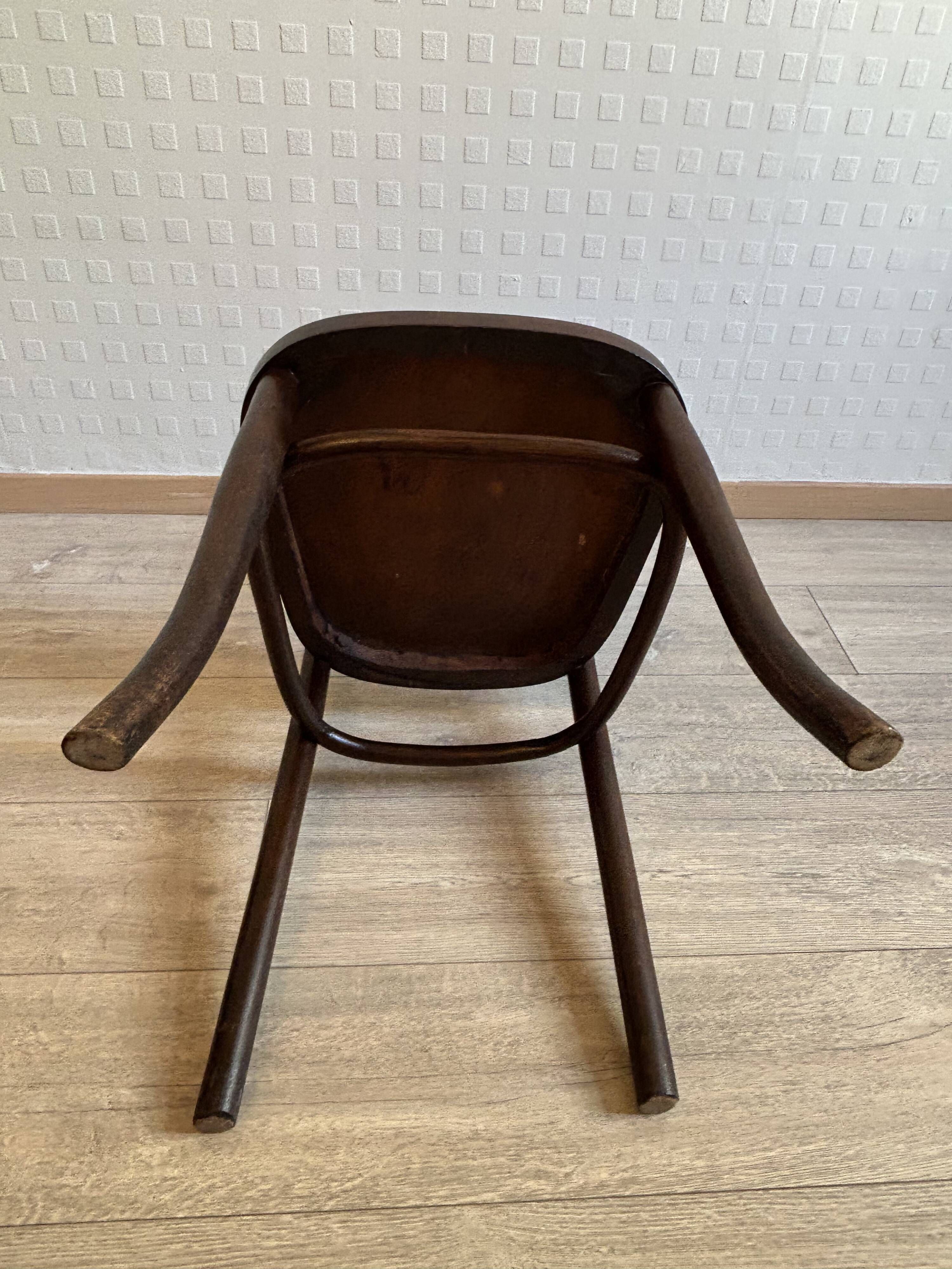 6 antique chairs Jacob & Josef Kohn – Vienna – Decorated bent wood – Style