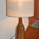Stoneware bottle lamp