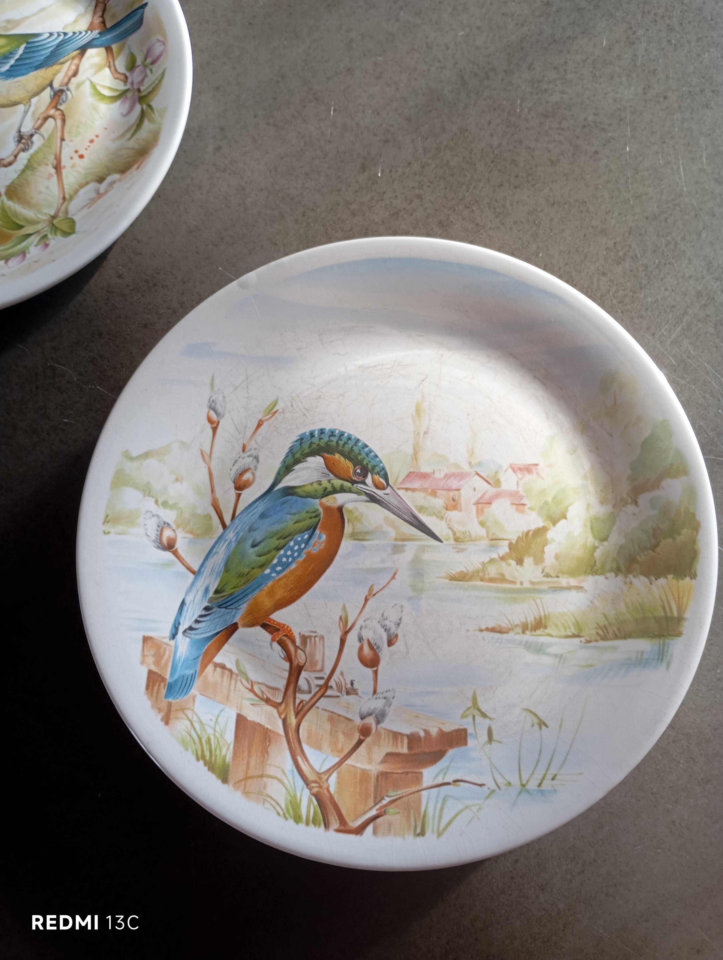 Sarreguemines dessert plates