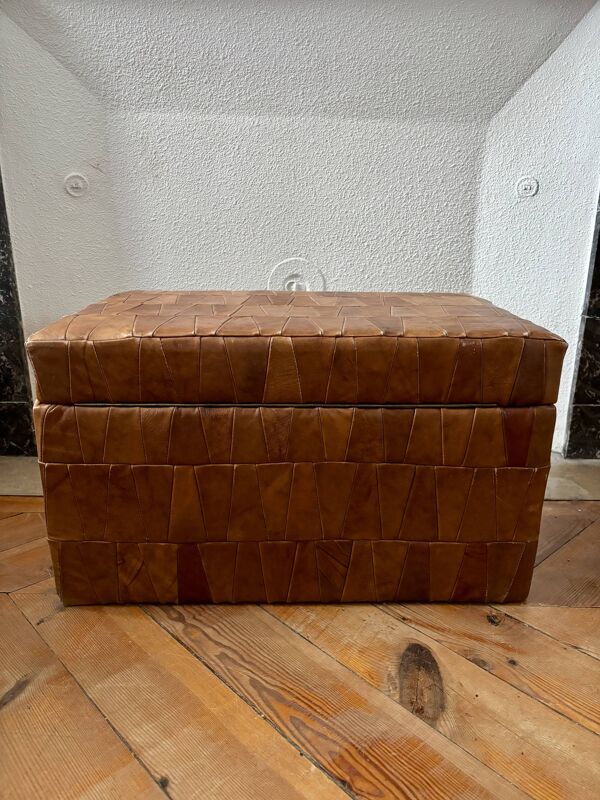 Commode chiffonnier rotin vintage 1970