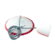 Plafonniers en opaline dentelée années 40-50 électrifiée