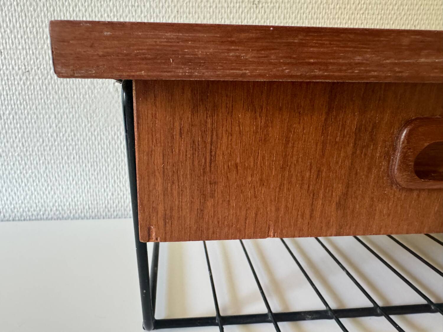 Vintage Norwegian Floating Teak Wall Shelf, 1960s