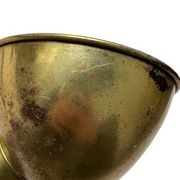 Pair of exterior or interior wall lights in gilded metal, 60s/80s