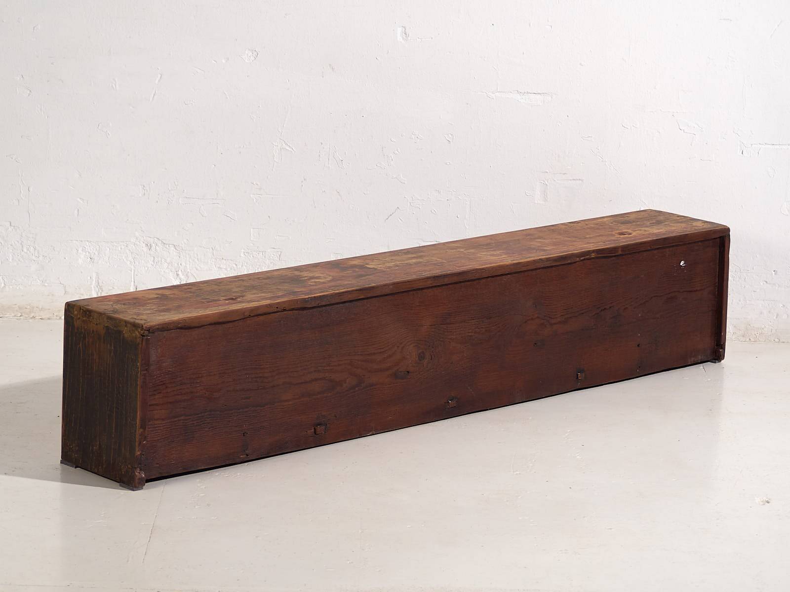 Antique red TV cabinet (c.1900)
