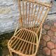 Set of 10 vintage rattan chairs