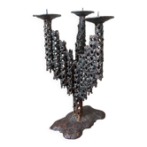 Brutalist modern artisanal chandelier design