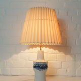 Scandinavian table lamp in Royal Copenhagen earthenware for Fog & Morup, Lampshade Le Klint