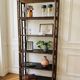 Large vintage rattan shelf/bookcase
