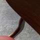 Set of 4 dining chairs in teak and burgundy by Louis van Teeffelen, The Netherlands, 1960’s