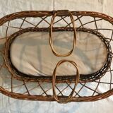 Rattan bassinet